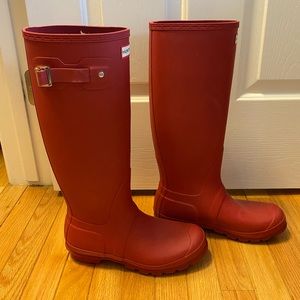 Red Women’s Hunter Boots
